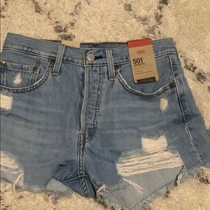 levi 501 jean shorts